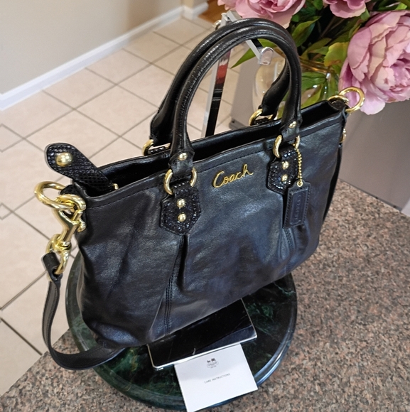 Coach Leather Ashley Mini Tote - Picture 7 of 17